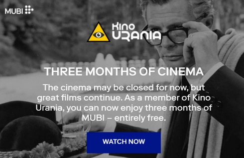 Urania u tvome domu – tri mjeseca besplatnih MUBI filmova