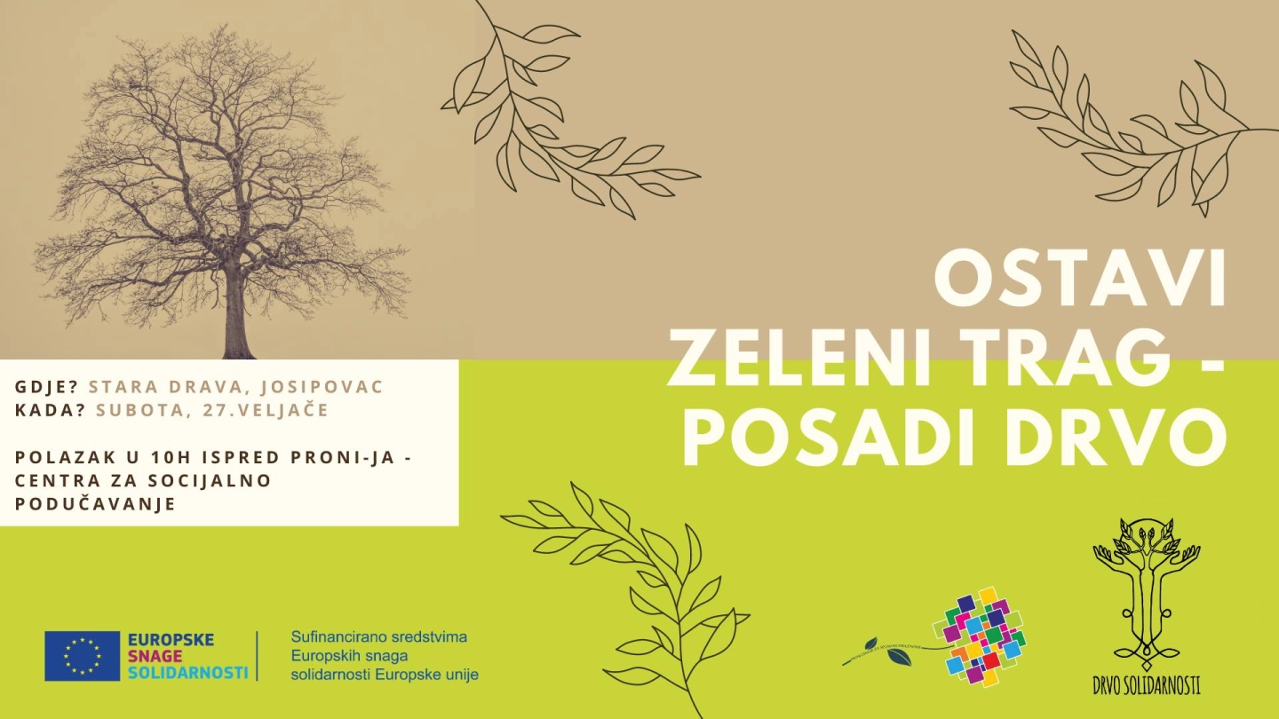 Ostavi zeleni trag – posadi drvo