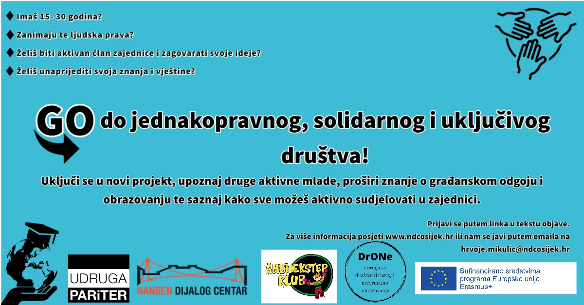 Uključi se u projekt i saznaj kako sve možeš aktivno sudjelovati u zajednici