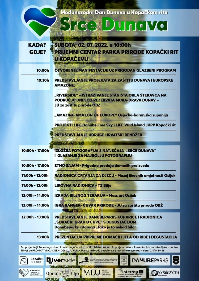 Srce Dunava - druženje, radionice i degustacije u Kopačkom ritu - ulaz slobodan