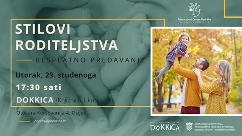 BESPLATNO PREDAVANJE ZA RODITELJE U DOKKICI