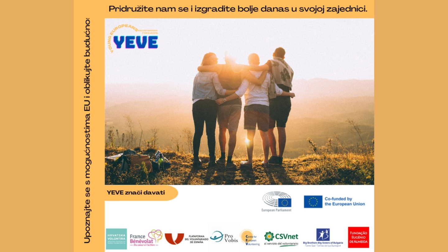 Poziv mladima za pridruživanje YEVE zajednici i sudjelovanje na edukaciji