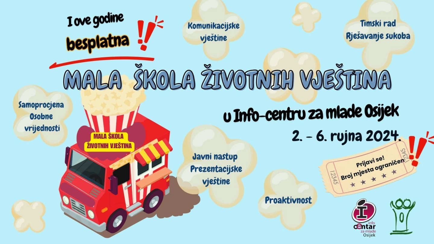 I ove godine sudjelujte u Maloj školi životnih vještina!