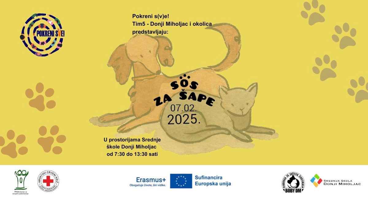 SOS za šape ovaj tjedan u Donjem Miholjcu