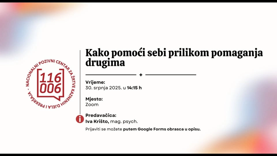 Kako pomoći sebi prilikom pomaganja drugima?