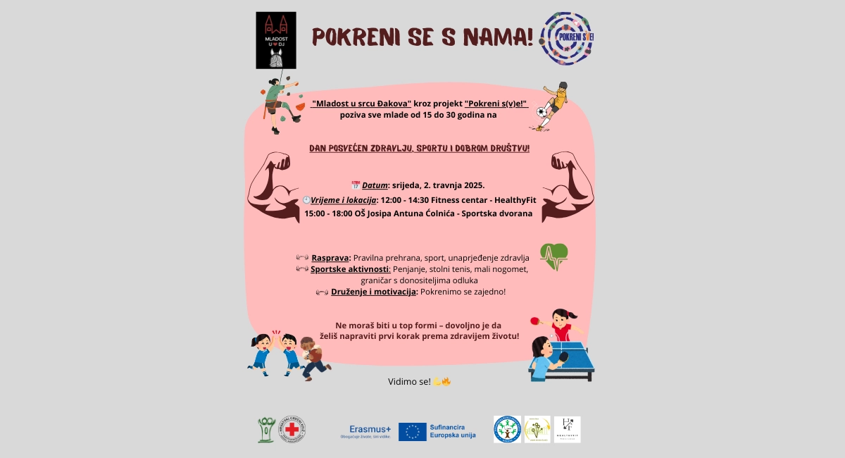 Mladost u srcu Đakova: Sportom do zdravijeg života