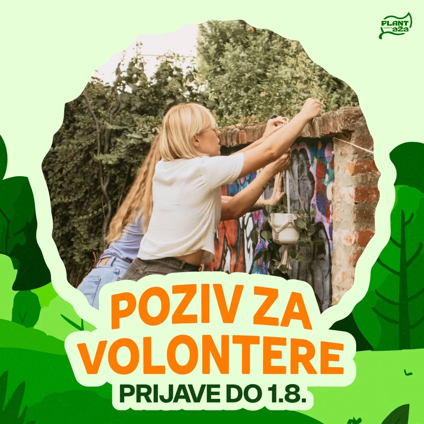 Festival PLANTida - Poziv za volontere