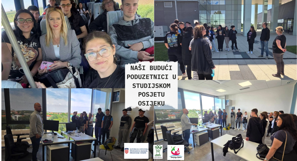 Naši budući poduzetnici u studijskom posjetu u Osijeku