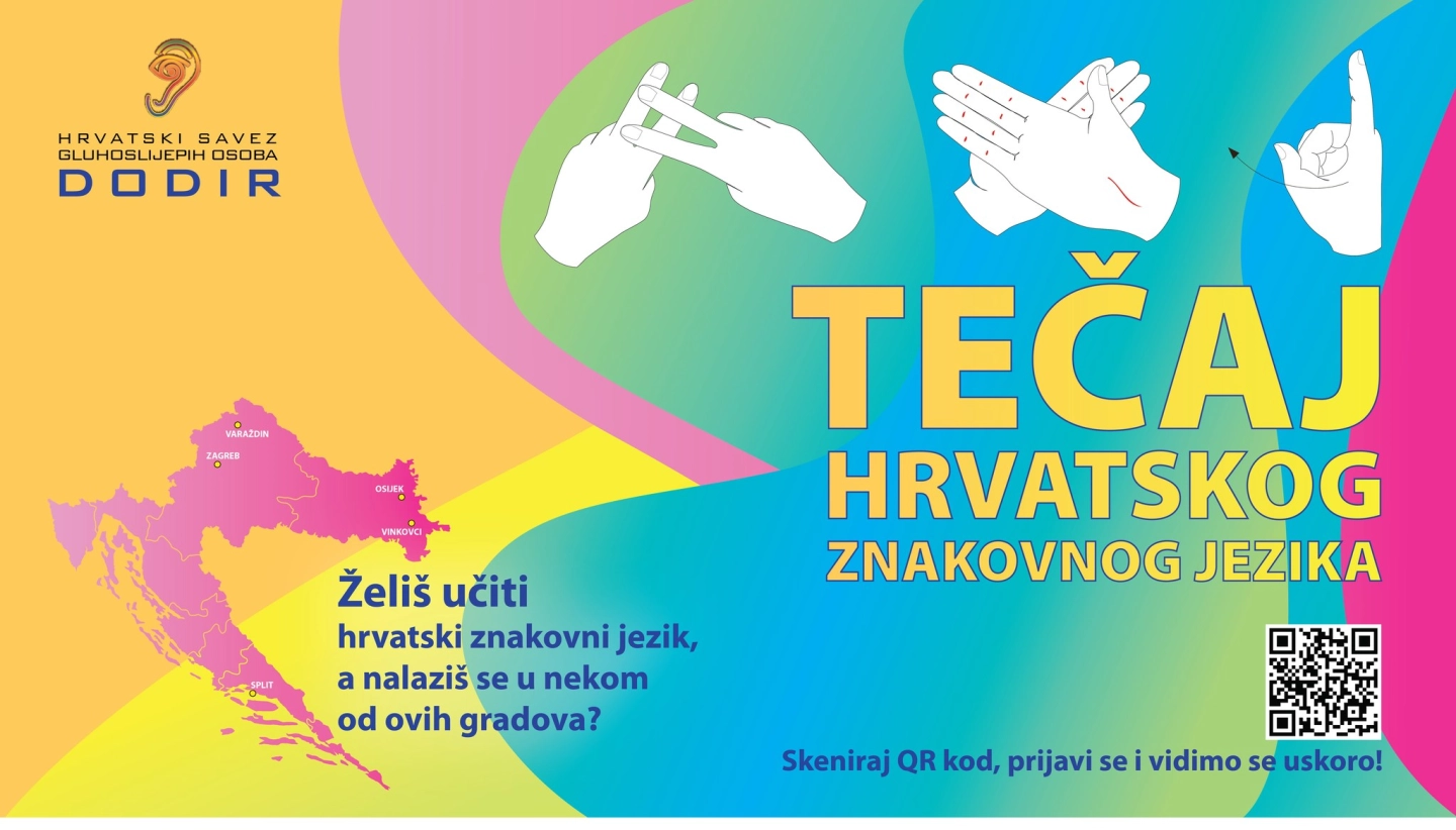 Otvorene prijave za upis na tečaj hrvatskog znakovnog jezika