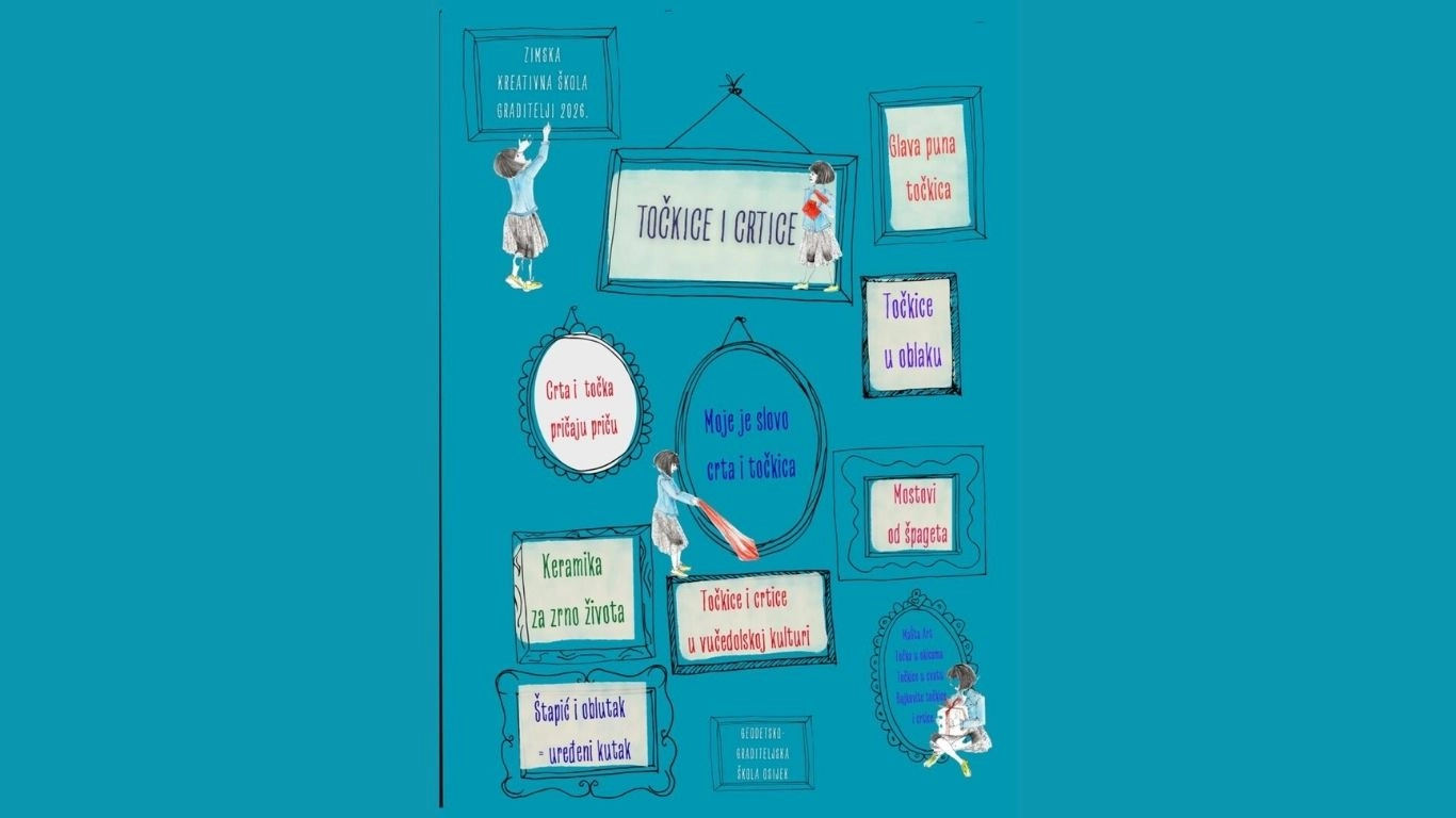 Zimska kreativna škola Graditelji 2026. - Sudjelujte!