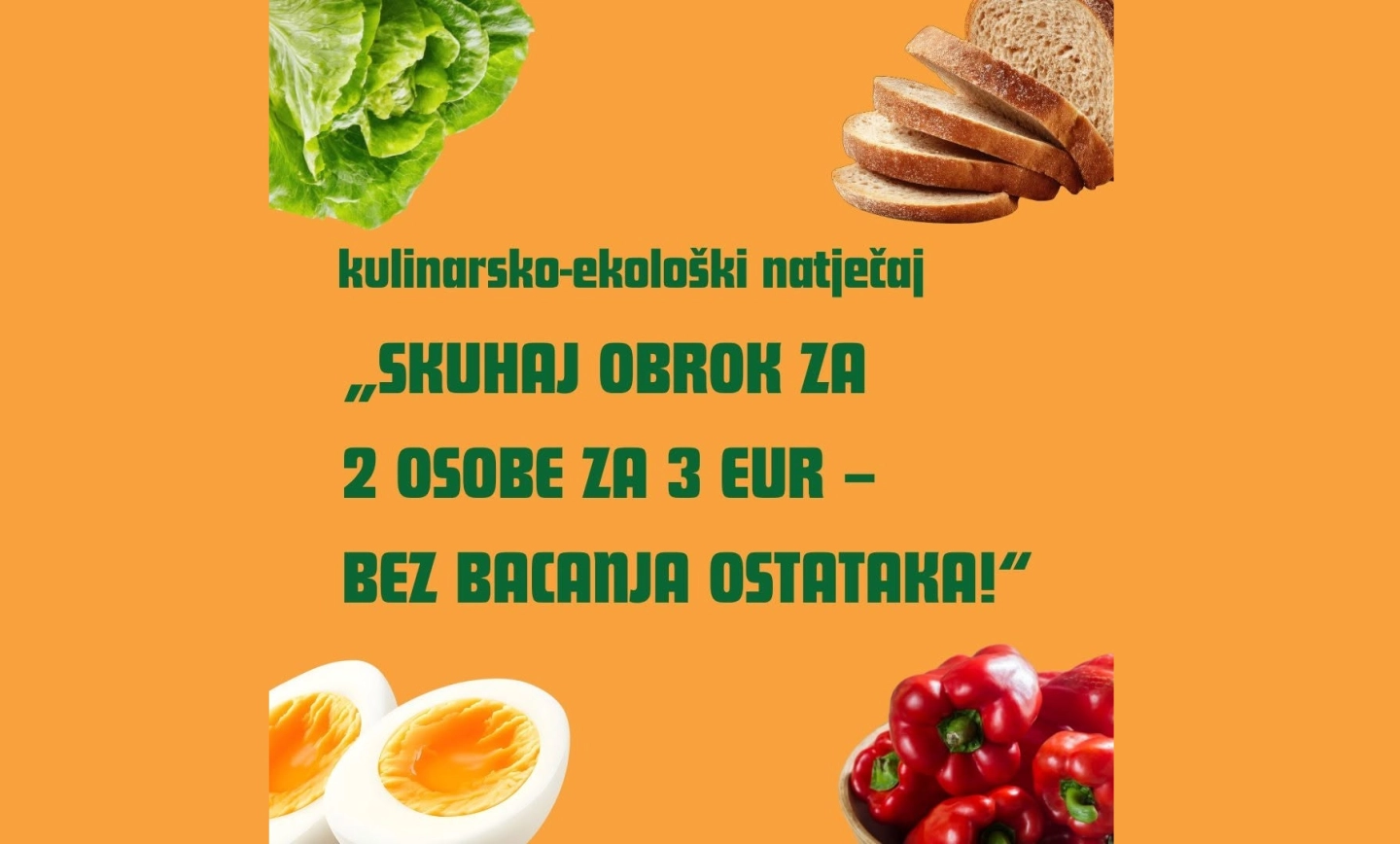 Voliš kuhati? Osmisli obrok za dvije osobe za samo 3 eura i osvoji nagradu!