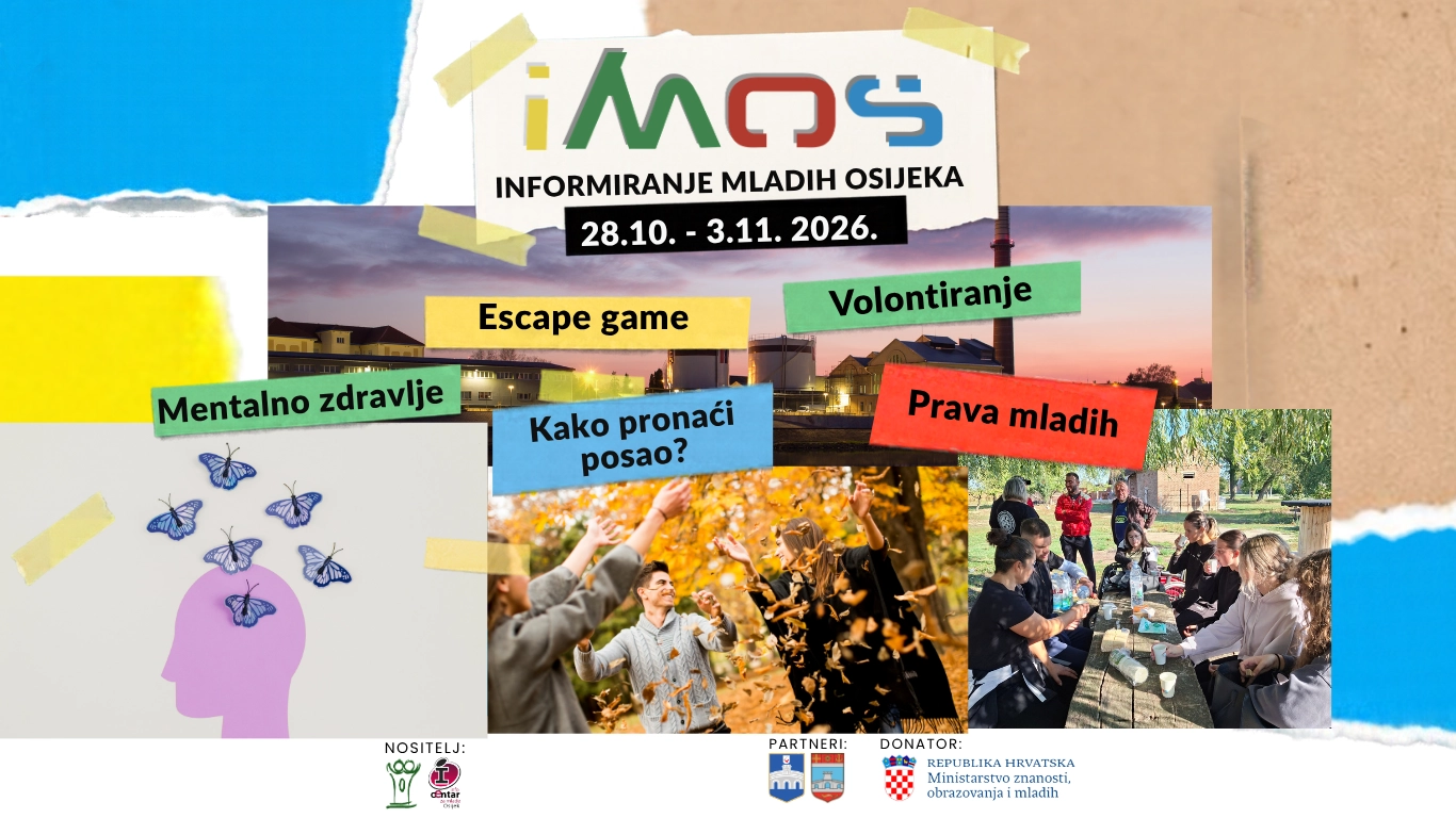 iMOS 2026. – Informiranje mladih Osijeka: Informiraj se, poveži se i pokreni promjenu!