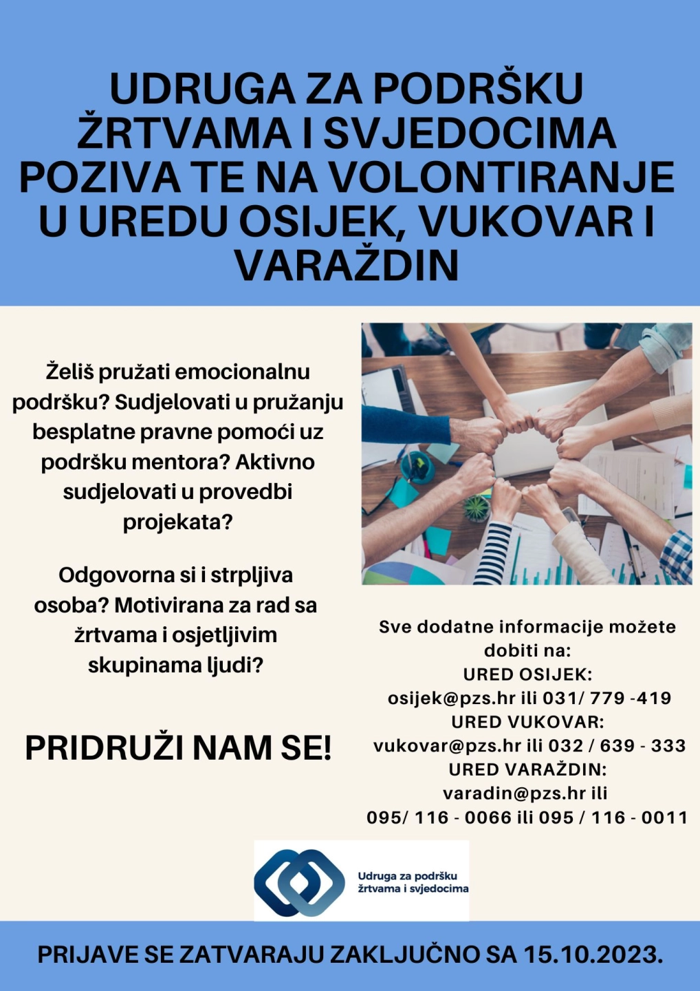 Prilika za volontiranje